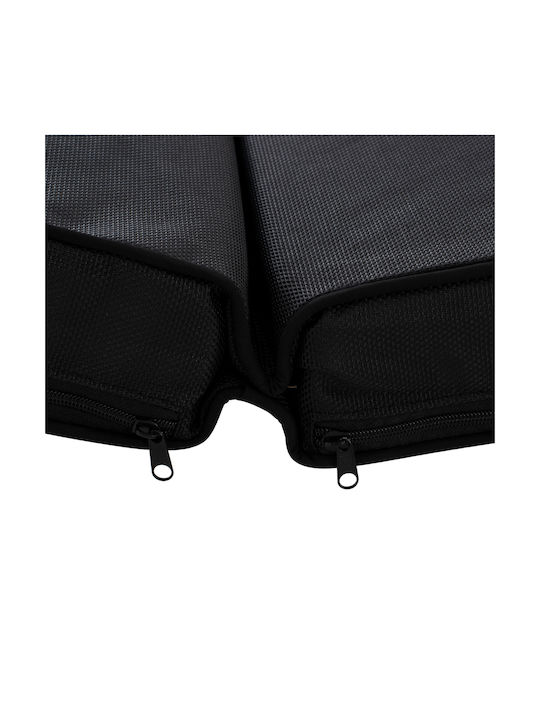 HomeMarkt Sunbed Cushion with Backrest Sifnos Black 196x78cm