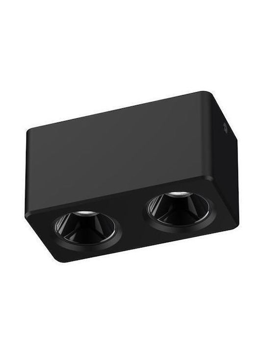 Eurolamp Einzel LED Natürliches Weiß Spot in Schwarz Farbe