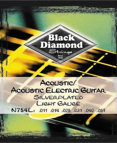 Black Diamond Set Corzi Pentru Chitară Acustică 11 - 51