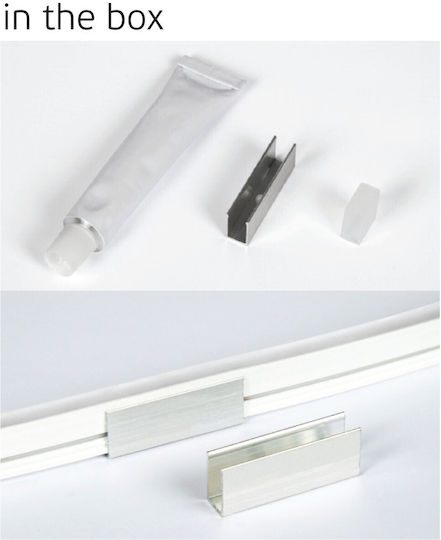 VK Lighting Αδιάβροχη Ταινία LED 24V Ψυχρό Λευκό Φως 10m Neon Flex