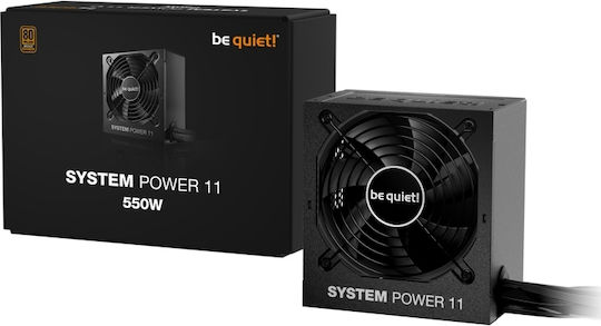 Be Quiet System Power 11 550W Μαύρο Τροφοδοτικό Υπολογιστή Full Wired 80 Plus Bronze