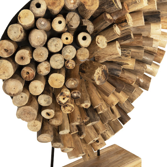 HomeMarkt Decorative Heart made of Wooden 53x5x51cm 1pcs