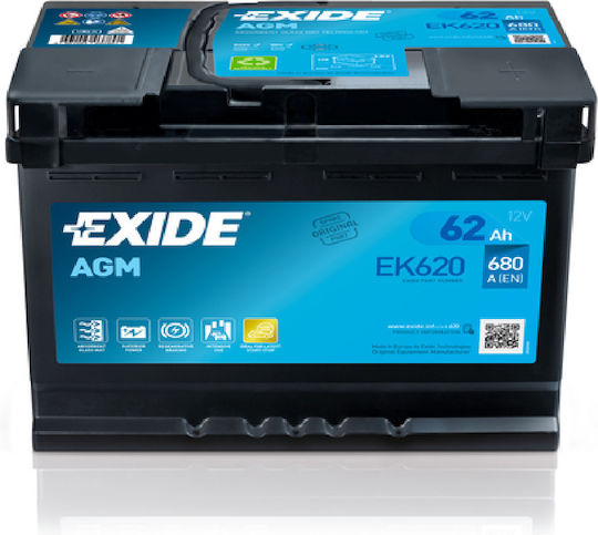 Exide Baterie Auto / Camion cu Capacitate 60Ah și CCA 680A