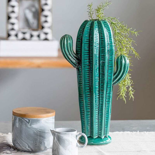 Artekko Decorativ Cactus din Ceramică 20x11x36cm 1buc Artekko Decorativ Cactus din Ceramică 20x11x36cm 1buc