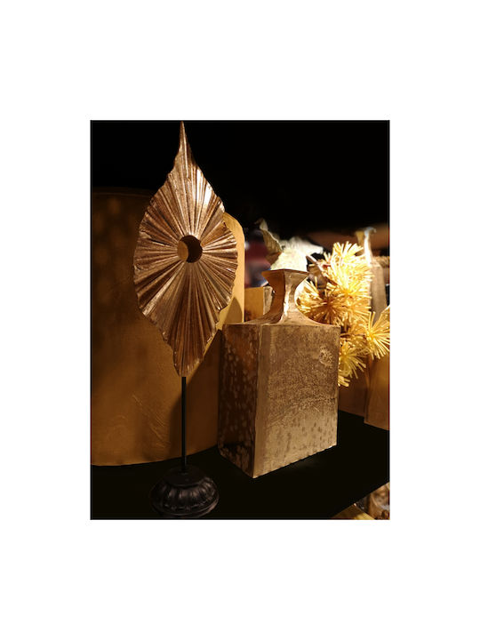 InTheBox Διακοσμητικό Φύλλο Ussia Πολυρητίνης 13.5x8x42cm