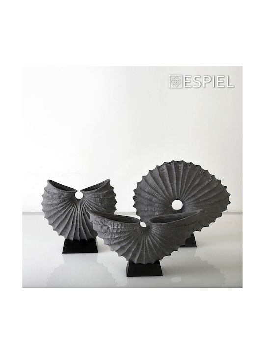 Espiel Decorative Space Lucky Horn made of Ceramic Material 31x12x30.5cm 1pcs