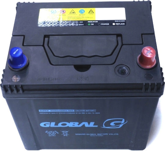 Global Car Battery with 60Ah Capacity