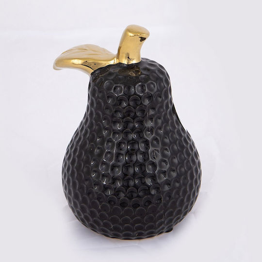 Set of Decorative Pears made of Ceramic Material 11.5x10.5x15cm 2pcs
