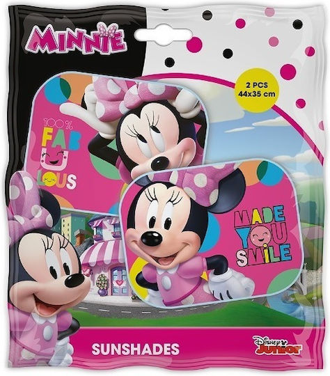 Seven Car Side Sunshades with Suction Cup Minnie 44x35cm 2pcs
