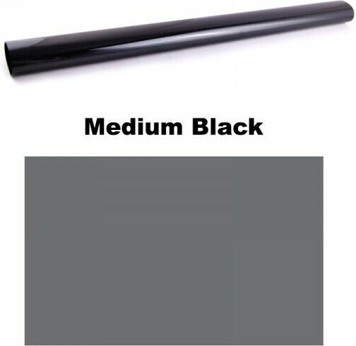 Autoline Car Sun Protection Film Tinted Medium Black 300x50cm M. BLACK