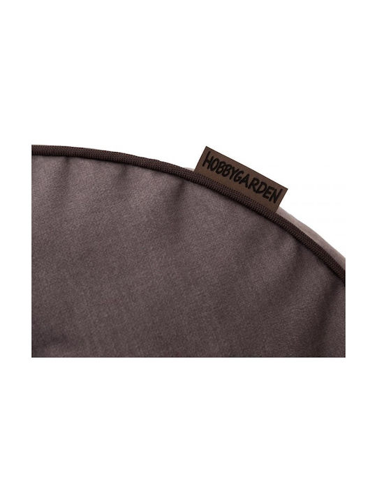 Garden Chair Cushion Round Brown 38x38cm