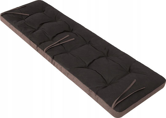 Bench Cushion for Garden Brown 50x120cm