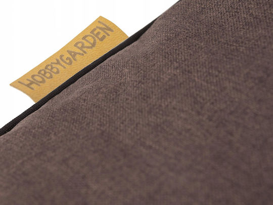 Bench Cushion for Garden Brown 50x120cm
