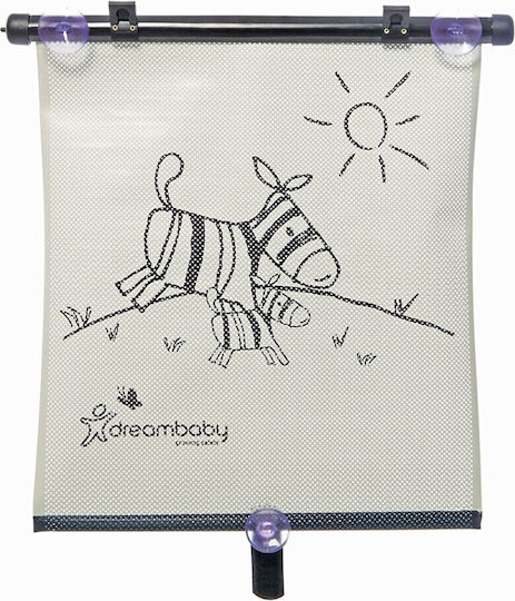 Dreambaby Car Sun Shades Zebras & Tigers 41cm 2pcs