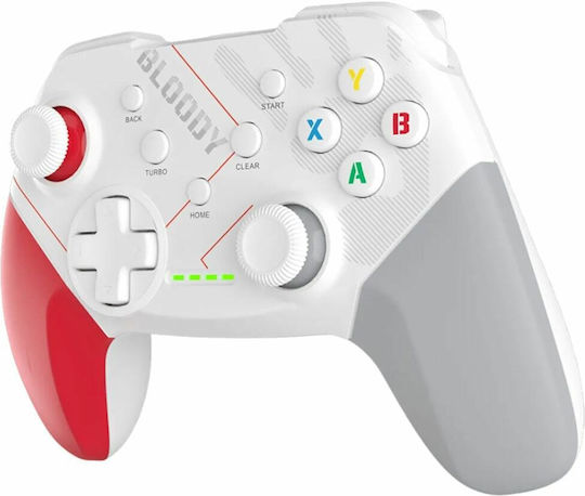 A4Tech Bloody GPW50 Безжичен Геймпад за PC / PS3 Бял