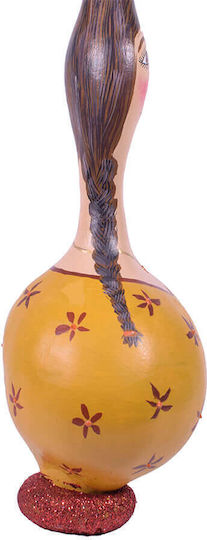 Decorativă Dovleac din Lemn 27cm 1buc