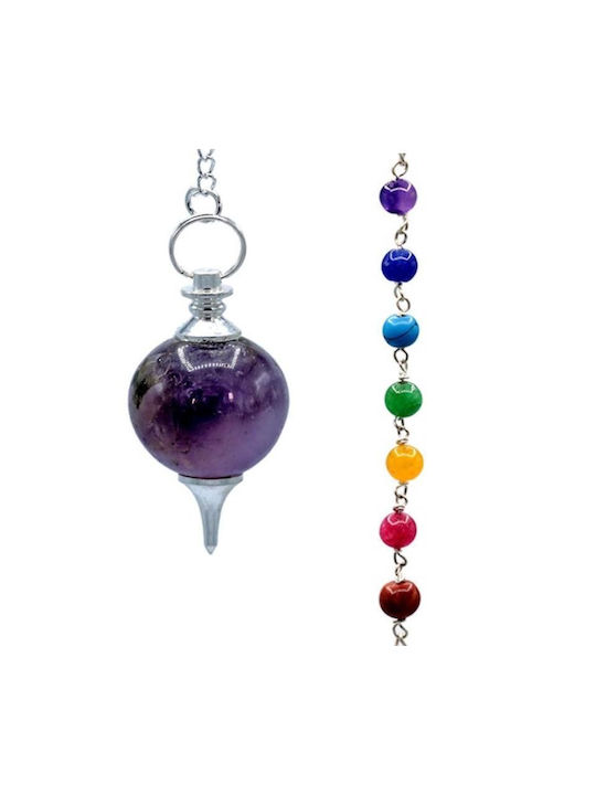 Εκκρεμές Οργονίτης Pendulum Power Chakra Πολύτιμους Λίθους 3,5cm