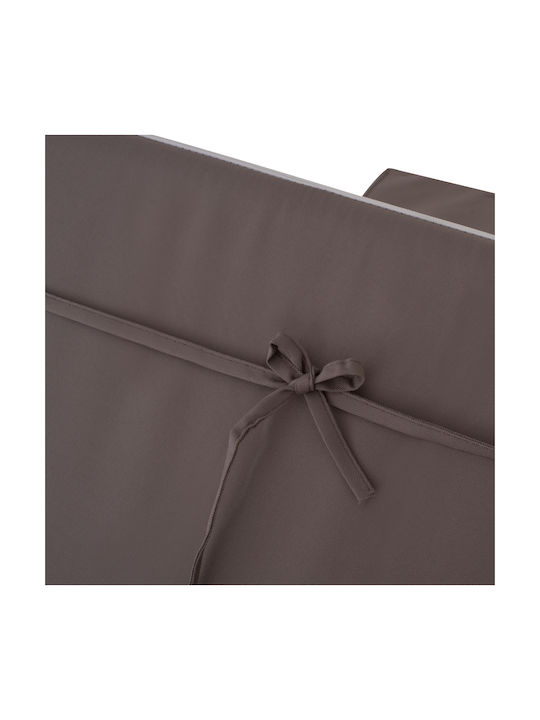 HomeMarkt Μαξιλάρι Ξαπλώστρας με Πλάτη Sifnos Γκρι 70x190εκ.