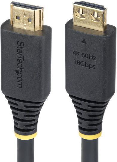 StarTech HDMI 2.0 Premium High Speed 4K 60Hz HDR Cable HDMI male - HDMI male 3m Μαύρο