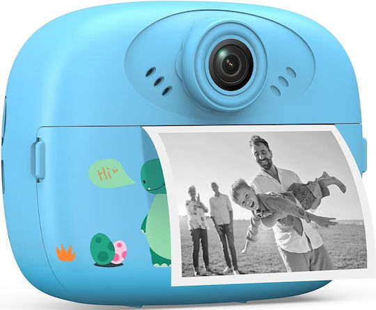 K800-B Kinderkamera 12MP mit Thermodruck Blau