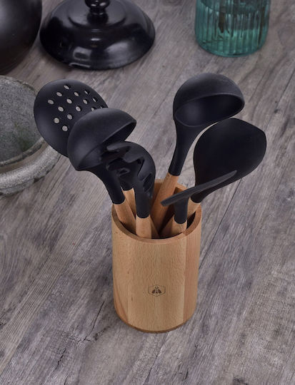 Laguiole Set Lemn de Servire 6buc Maro