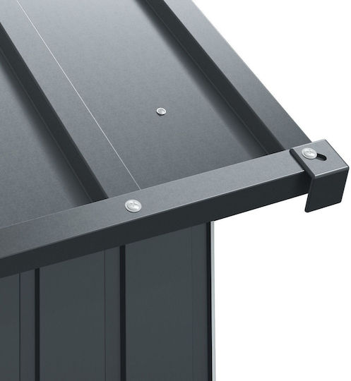 Vidaxl Клетка за птици антрацитно сиво 210x215x247 стомана сиво