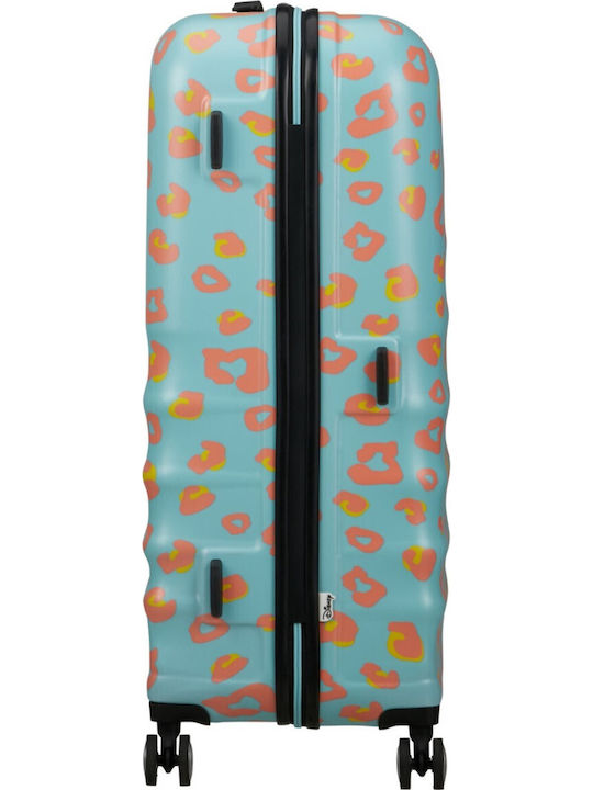 American Tourister Wavebreaker Kinder Große Hartkoffer Reise Pastel Dots mit 4 Rädern Höhe 77cm