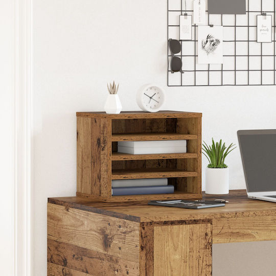 Organiser Γραφείου Παλιό Ξύλο 36x26x29.5 Εκ Ξύλο