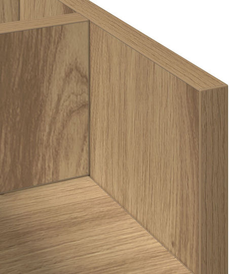 Office Organizer Black Oak 44.5x24x25 Cm Made of Wood