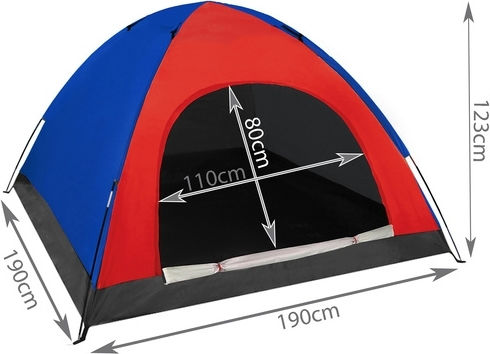 Trizand Σκηνή Camping Igloo 4 Εποχών για 4 Άτομα 190x190x123εκ.