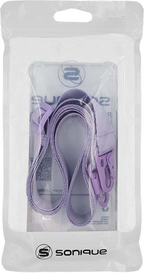 Silicone Case Strap Sonique Armor Clear Xiaomi Poco X7 Pro 5g Lilac