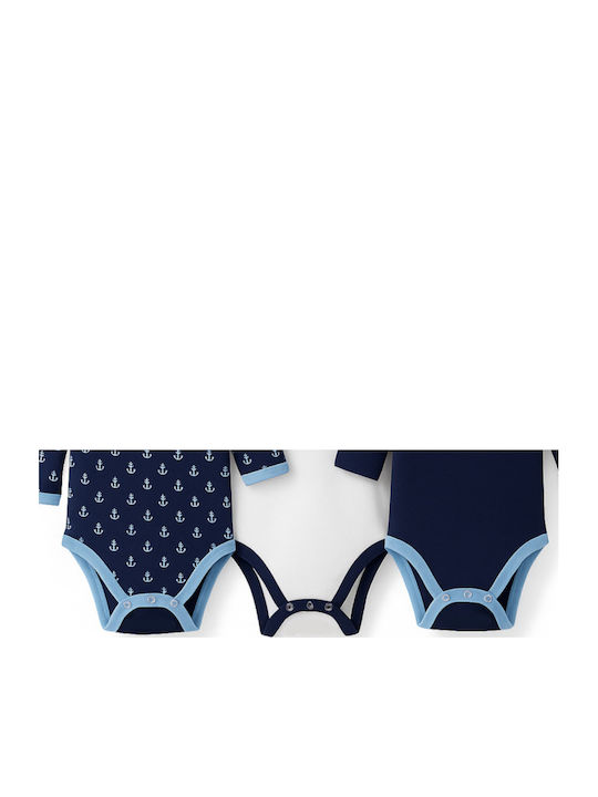 Lullaby Set Body pentru Bebeluși Mânecă lungă Multicolor 3buc