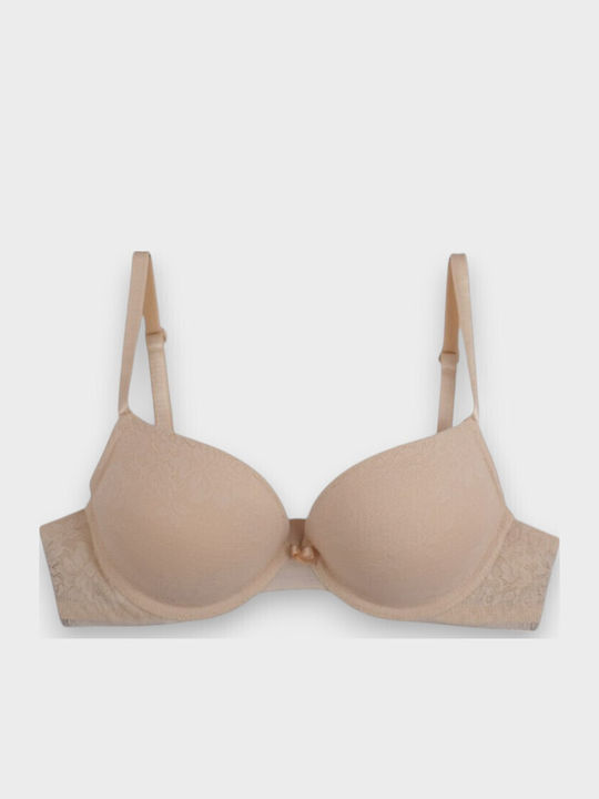 Norddiva Underwear Set with Bra & Brazil Beige 8044 NRD8044
