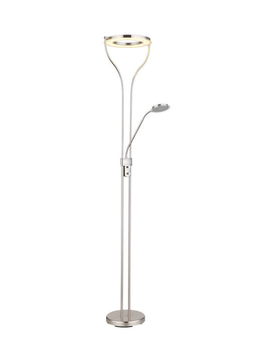 Globo Lighting LED Stehlampe Silber