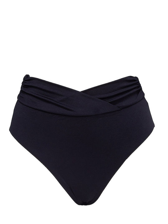Bikini Slip Talie înaltă Black