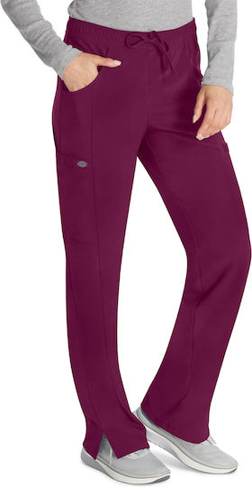 Dickies Eds Essentials Γυναικείο Ιατρικό Παντελόνι Μπορντό