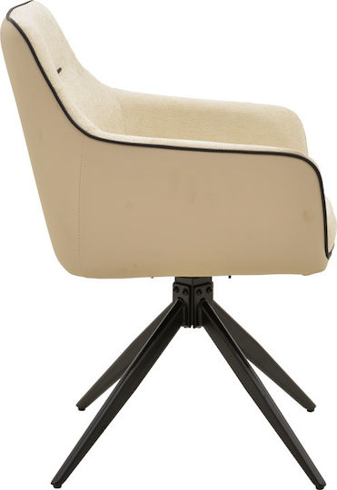 Debra Stühle Küche Beige 1Stück 60x64x83cm