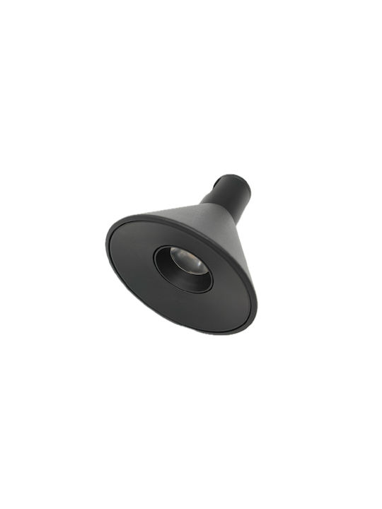 Inlight LED Θερμό Λευκό Σποτ σε Μαύρο Χρώμα