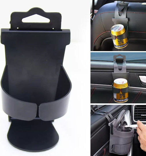 Car Cup Holder 1 Position for Console in Black Color