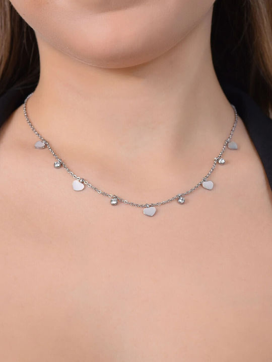 Luca Barra Charm aus Stahl