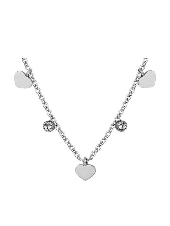 Luca Barra Charm aus Stahl