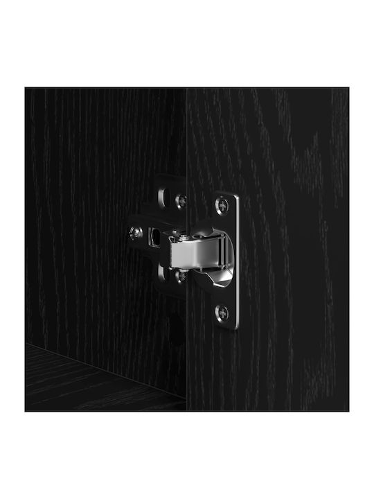 Шкаф Офис Black Oak 80x33x150см