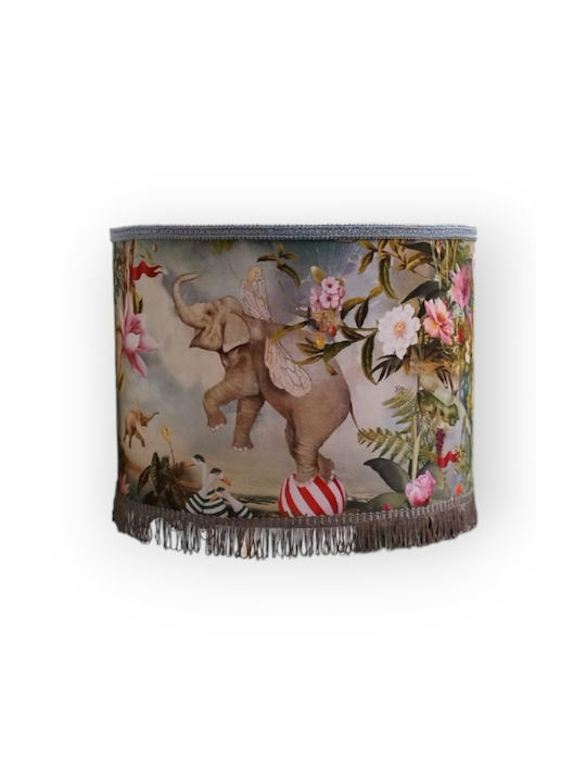 Elephant Circus Lamp Shade Base Dimensions 45*35