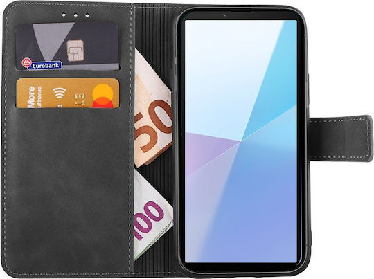Lime Book Δερματίνης / Σιλικόνης Γκρι (Xperia 10 VI)