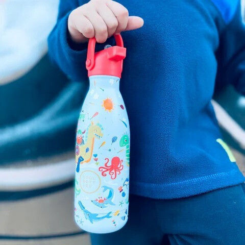 Cool Bottles Παιδικό Παγούρι Θερμός Ανοξείδωτο Brave Vikings 350ml (Διάφορα Σχέδια/Χρώματα)