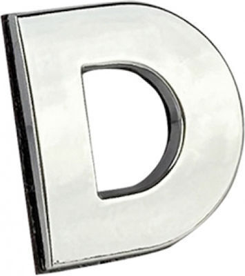 Tpster Auto-Buchstaben Aufkleber 3cm in Silber Farbe 1Stück