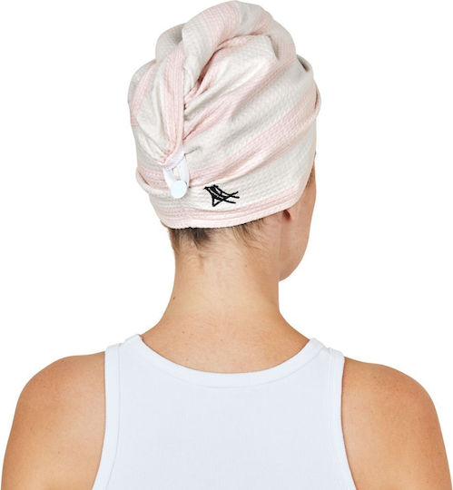 Dock & Bay Πετσέτα Microfiber Μαλλιών Ροζ 63x26εκ.