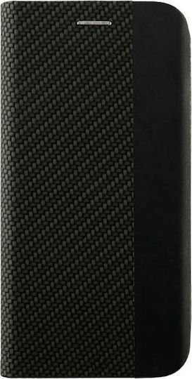 Idol 1991 Книга Изкуствена Кожа / Силикон Черен iPhone 17e / 16e