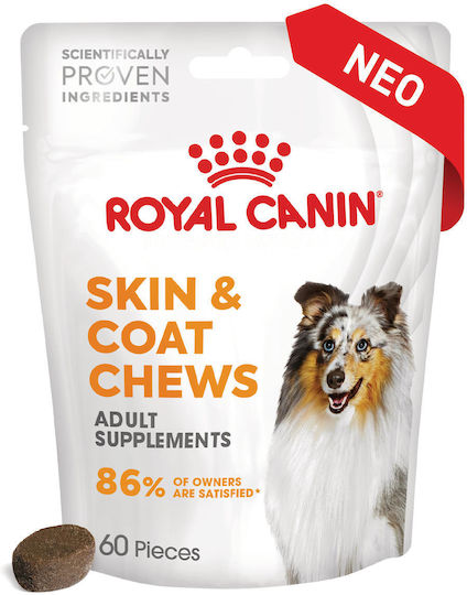 Royal Canin Skin & Coat Chews Oil Dietary Supplement for Dogs for Skin & Hair