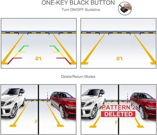 Bizzar Waterproof Car Reverse Camera with Night Vision Universal